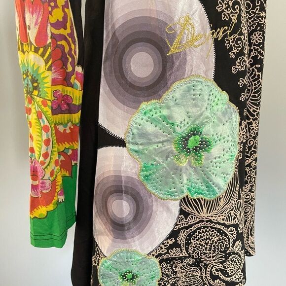 Black Desigual Asymmetrical Tunic - Picture 4 of 6